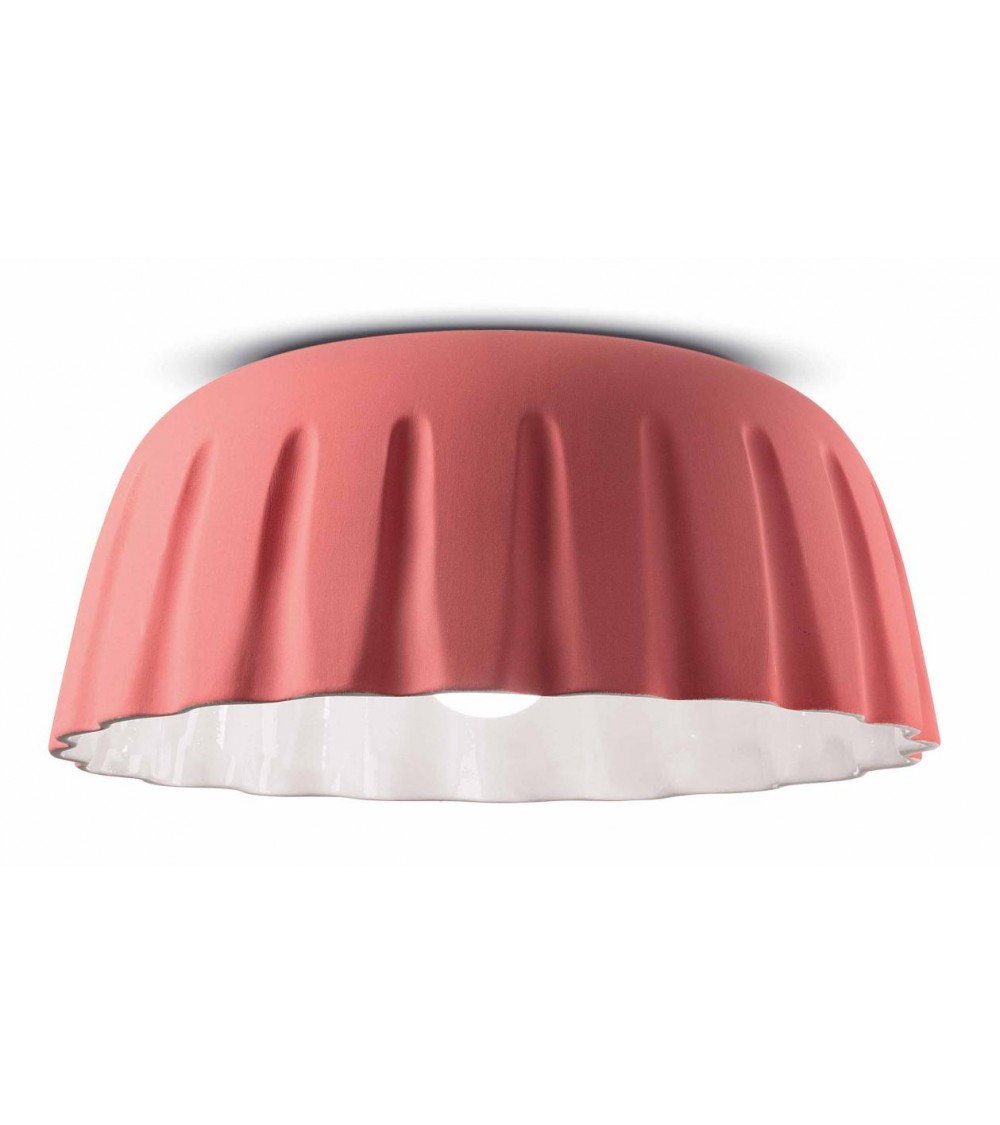 Small Madame Gres Ceramic Ceiling Lamp Decò Collection - Ferroluce -  - 