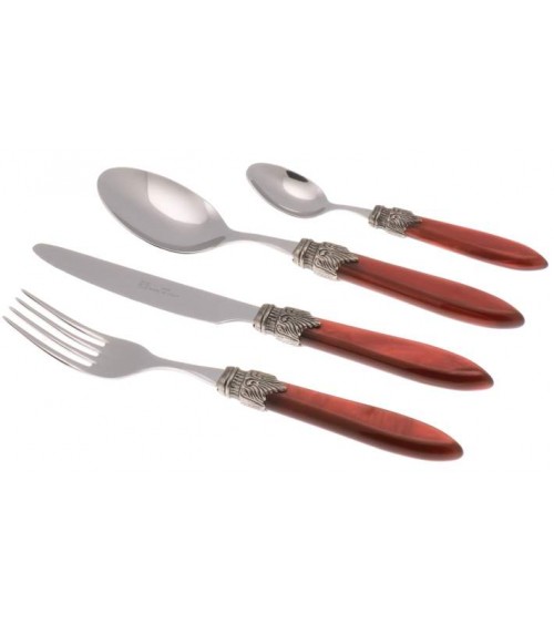 Set 24pcs Colored Mother of Pearl Cutlery Rivadossi - Laura -  - 