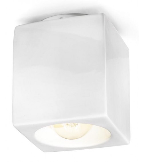 Ferroluce: Vintage ceramic ceiling lamp -  - 
