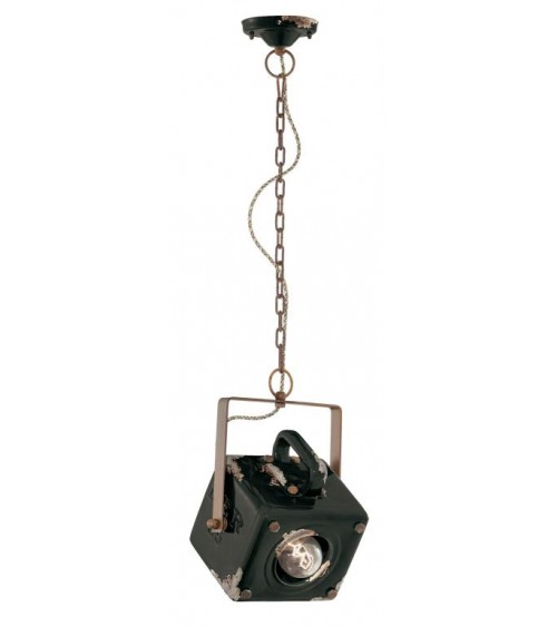 Ferroluce : Suspension Lamp Industrial Retro Collection -  - 