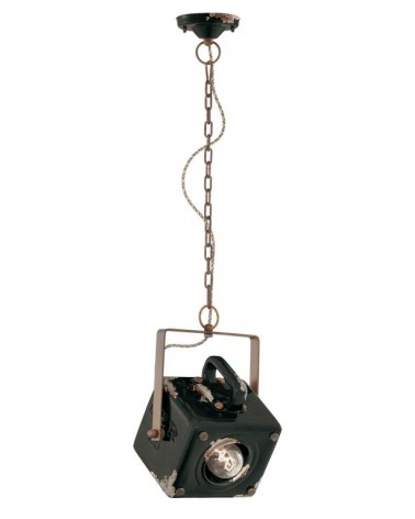 Ferroluce : Suspension Lamp Industrial Retro Collection -  - 