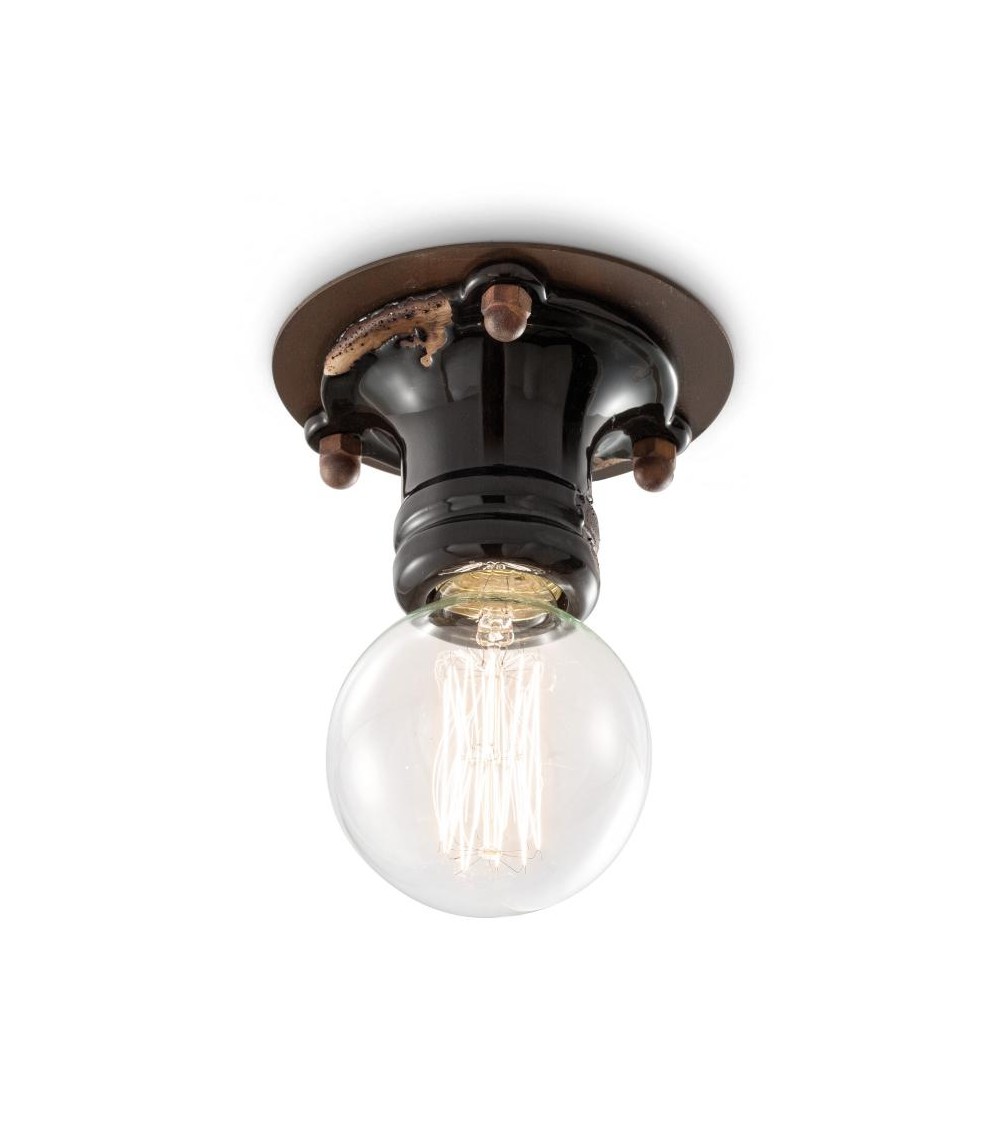Ferroluce : Pipes ceiling lamp H 8 cm Retro Collection -  - 8056772562095