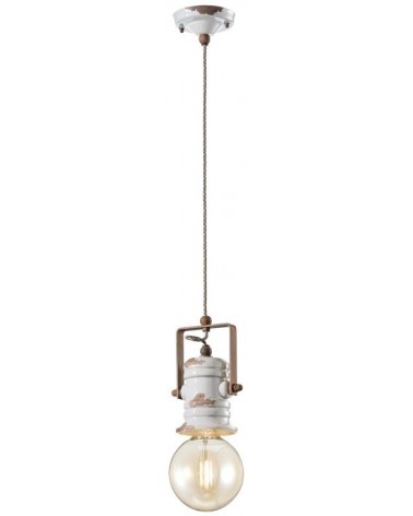 Lampe à Suspension H 19 cm Collection Urban Retro - Ferroluce - 