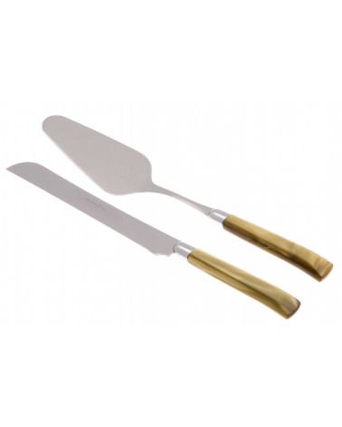 Giada - Modern Mother of Pearl Cutlery - Rivadossi Sandro Set 2 Pieces Sweet -  - 