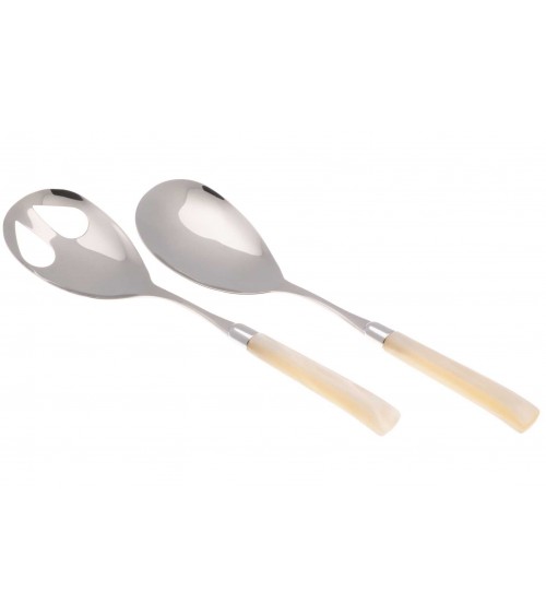 Giada - Couverts en nacre moderne - Set 2Pz Couverts à salade - Rivadossi - 