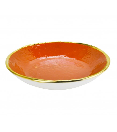 Assiette creuse en céramique - Set 6 pcs - Preta Oro - Arcucci - 