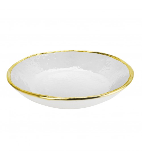 Ceramic Soup Plate - Set 6 pcs - Preta Oro - Arcucci -  - 
