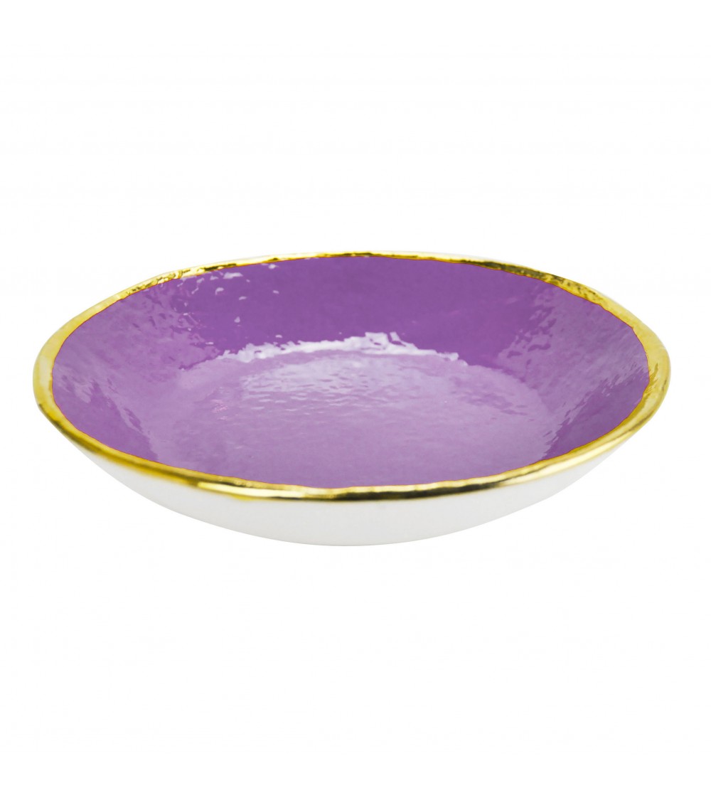 Ceramic Soup Plate - Set 6 pcs - Preta Oro - Arcucci -  - 