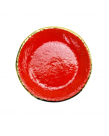 Ceramic Fruit Plate - Set 6 pcs - Preta Oro - Arcucci -  - 