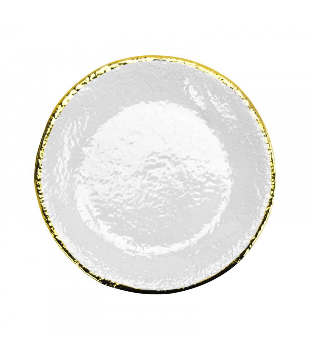 Ceramic Dinner Plate - Set 6 pcs - Preta Oro - Arcucci -  - 