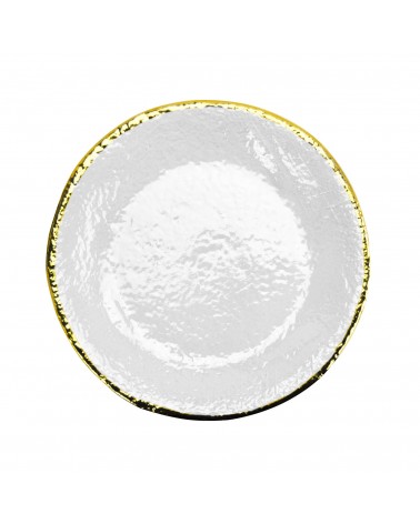 Ceramic Dinner Plate - Set 6 pcs - Preta Oro - Arcucci -  - 