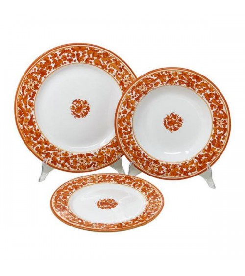 Arabesque Dishes Service for 4 People - Ceramica Deruta
