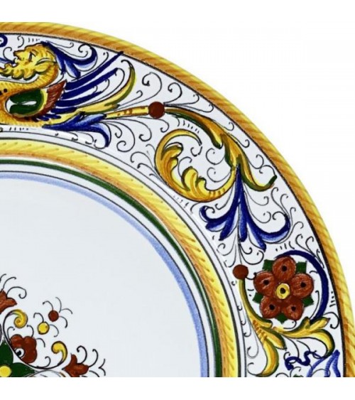 Ensemble d'assiettes lisses Raffaellesco pour 4 personnes - Deruta Ceramics - 