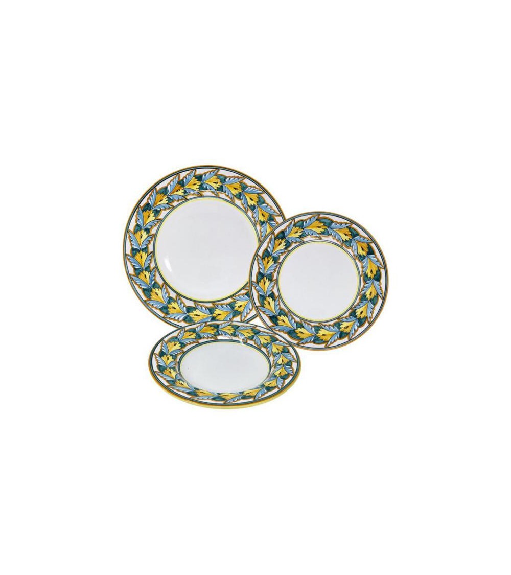 Servizio di Piatti Cottura Per 4 Persone - Ceramica Deruta - 