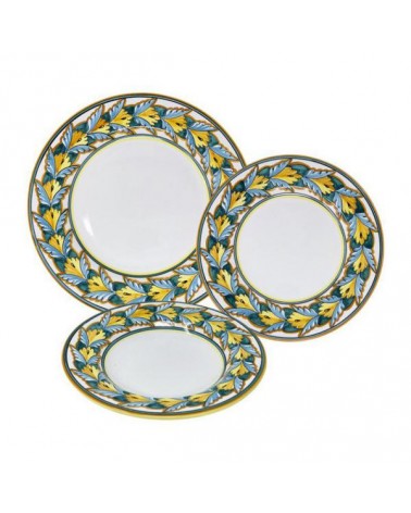 Set of cooking dishes for 4 people - Deruta ceramic -  - 