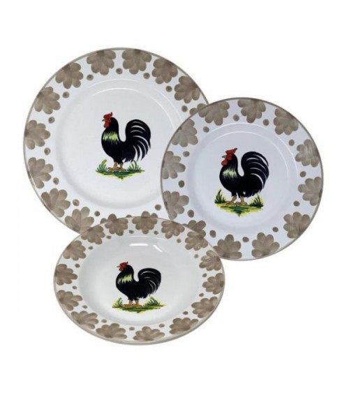 Country Chic Dishes Service For 4 People - Ceramica Deruta -  - 