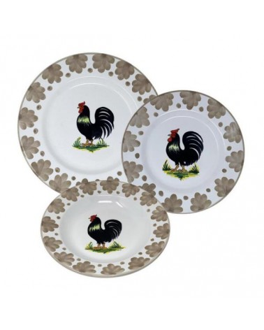 Country Chic Dishes Service For 4 People - Ceramica Deruta -  - 