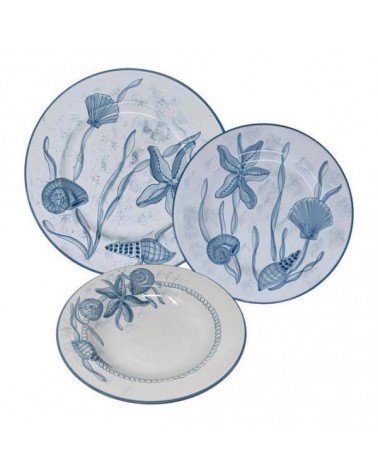 Mare Dishes Service For 4 People - Ceramica Deruta -  - 