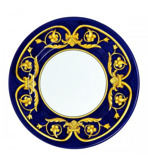Princely Wall Plate - Deruta Ceramics - Hand Painted - Made in Italy -  - 