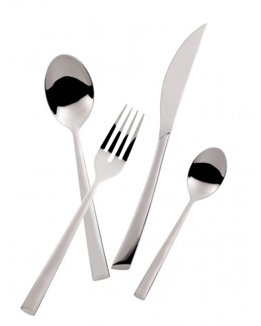 Caprera stainless steel cutlery set 75 pieces with box - Casa Bugatti -  - 8020178808286