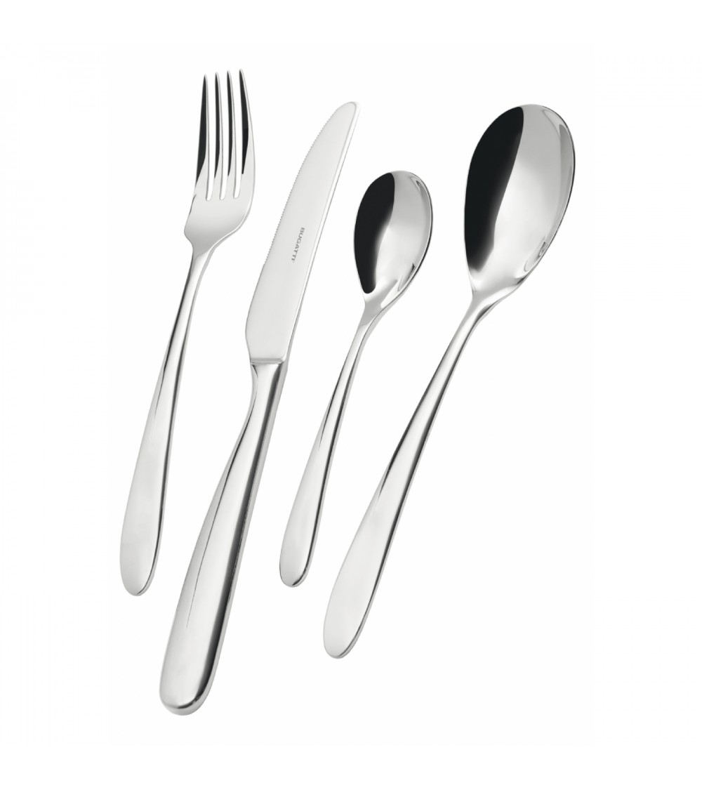 Capriccio stainless steel cutlery set 24 pieces with box - Casa Bugatti -  - 8020178317757