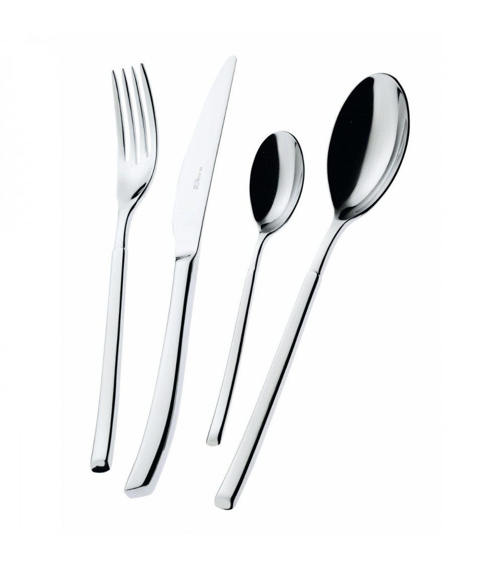 Portofino stainless steel cutlery set 24 pieces with box - Casa Bugatti -  - 8020178591997