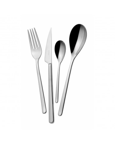 Sintesi stainless steel cutlery set 75 pieces with box - Casa Bugatti -  - 8020178853002