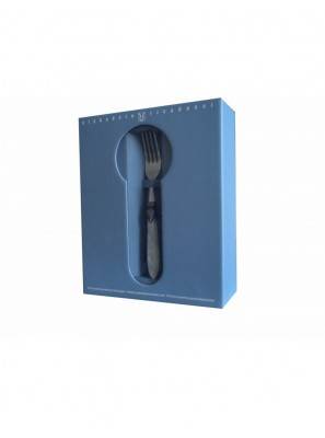 Couverts Rivadossi Pvd Gold - Effet Bois Cortina - Set 24pcs -