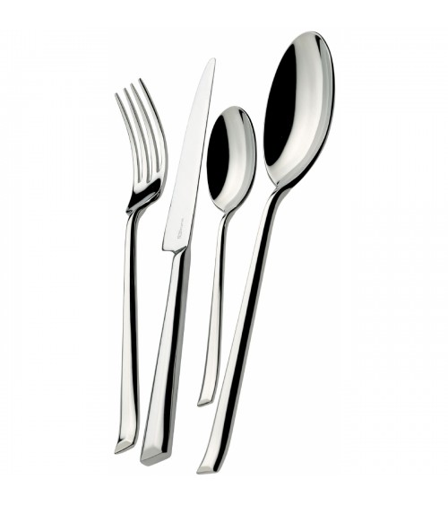 Duetto stainless steel cutlery set 24 pieces with box - Casa Bugatti