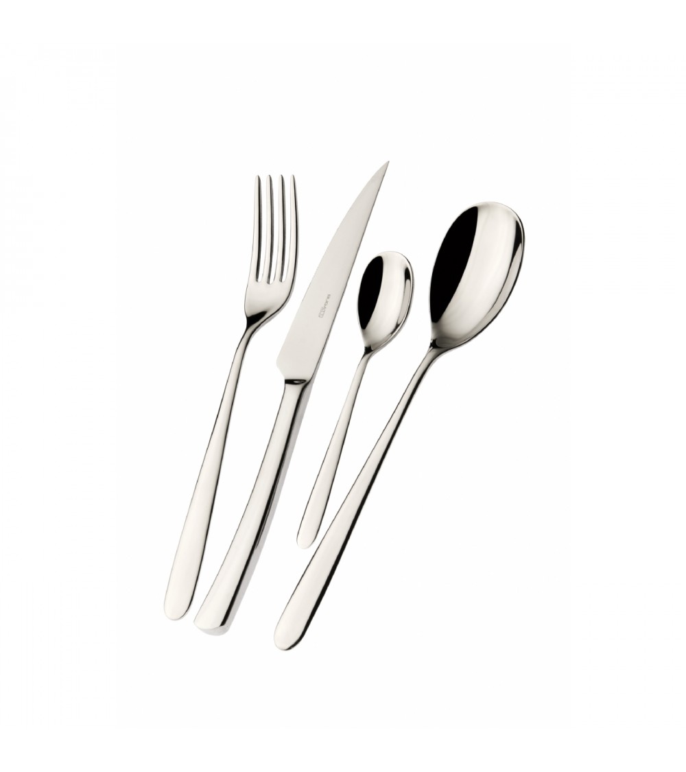 Preludio Edelstahl Besteckset 24 teilig mit Box - Casa Bugatti - 