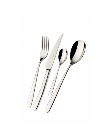 Preludio stainless steel cutlery set 24 pieces with box - Casa Bugatti -  - 8020178966573