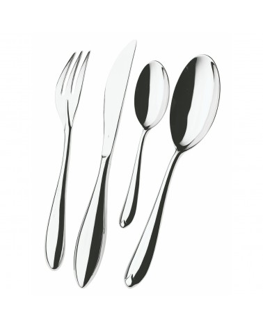 Venezia stainless steel cutlery set 75 pieces with box - Casa Bugatti -  - 8020178665148