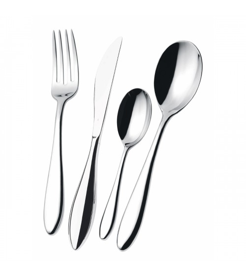 Fresco stainless steel cutlery set 24 pieces with box - Casa Bugatti
