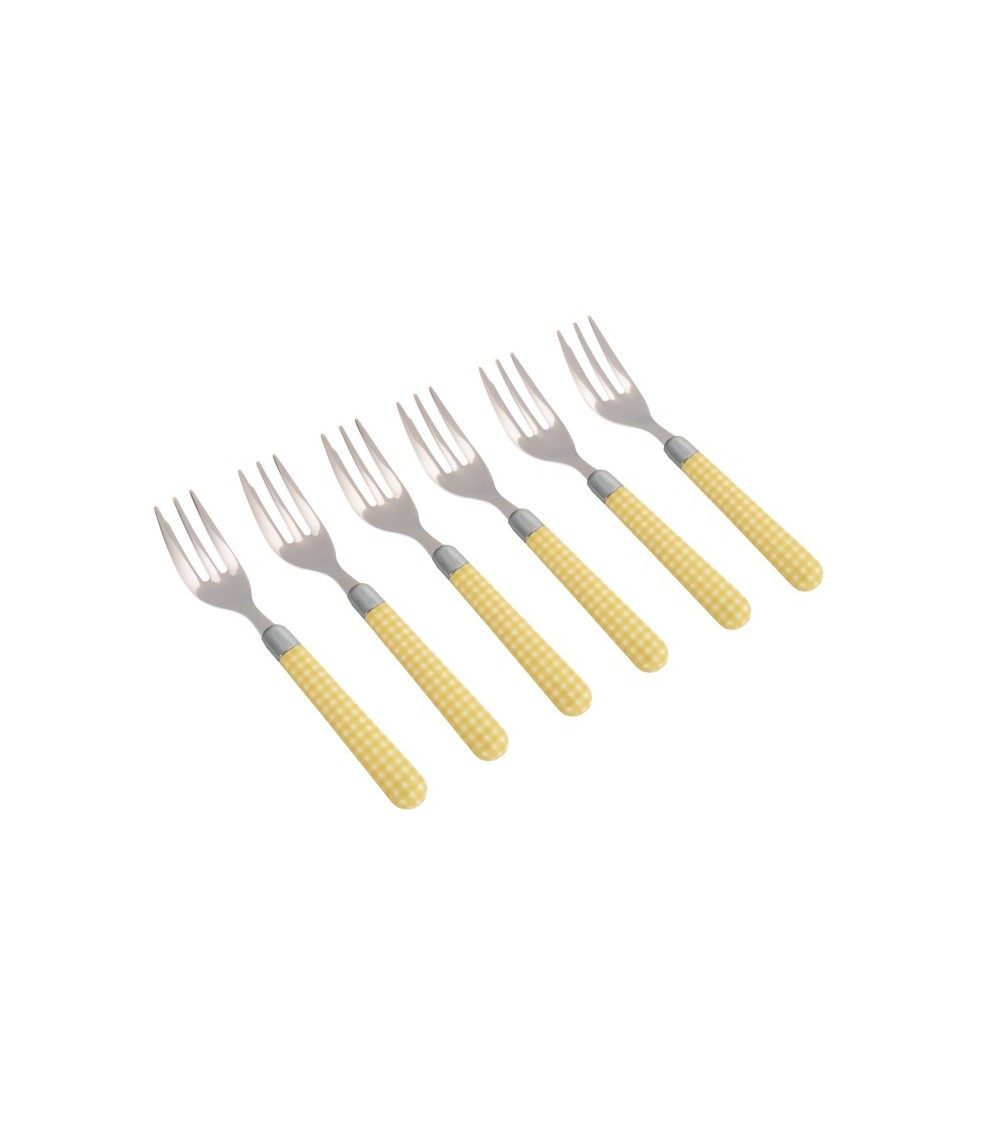 Naif Rivadossi Cutlery - Set of 6 Pic Nic Cake Forks -  - 