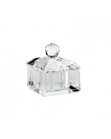 Argenti Fantin Bonbonnière de Mariage - Boîte en Cristal 5,5 cm x 5,5 cm x H 6,5 - 