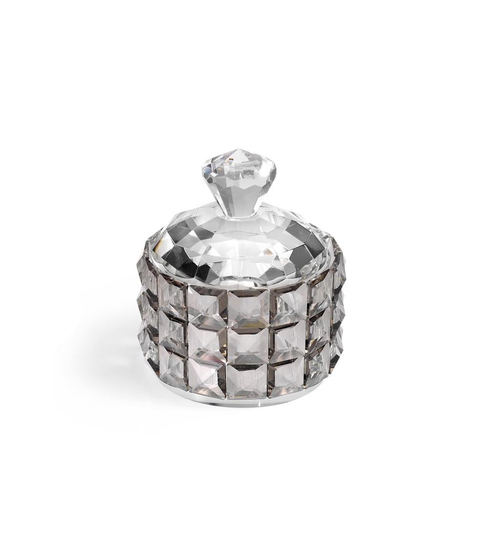 Argenti Fantin Wedding Favor - Smoked Diamond Crystal Box Diameter 11.5 cm -  - 