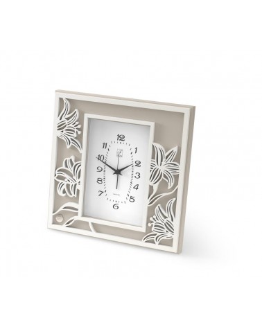 Argenti Fantin - Alarm clock with lily and dove gray back -  - 