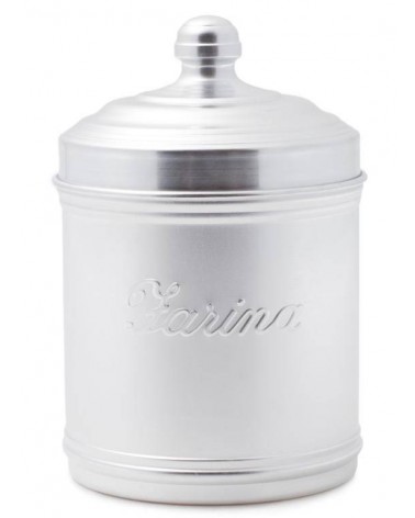 Aluminum Flour Jar with Lid - Retro Style -  - 8009137647142
