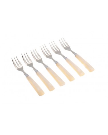Rivadossi Modern Cutlery: Giada Dessert Forks Set 6 Pieces -  - 