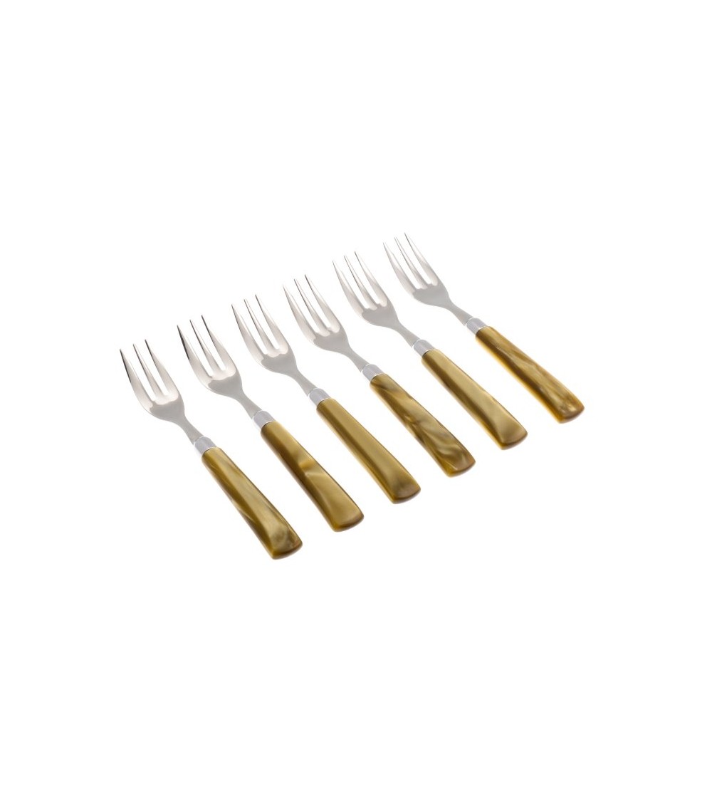 Rivadossi Modern Celebrated: Giada Forks de Dolce Set 6 Pieces -