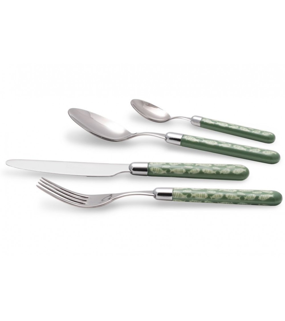 Rivadossi Cutlery: Sea Collection - Ariel - 4 Pieces Table Setting -  - 