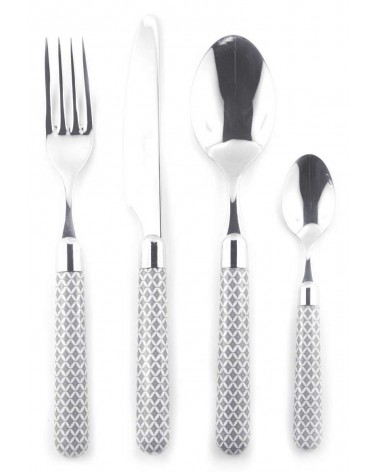 Naif Damasco - Posate Set 4pz Posto Tavola - Rivadossi Sandro - 