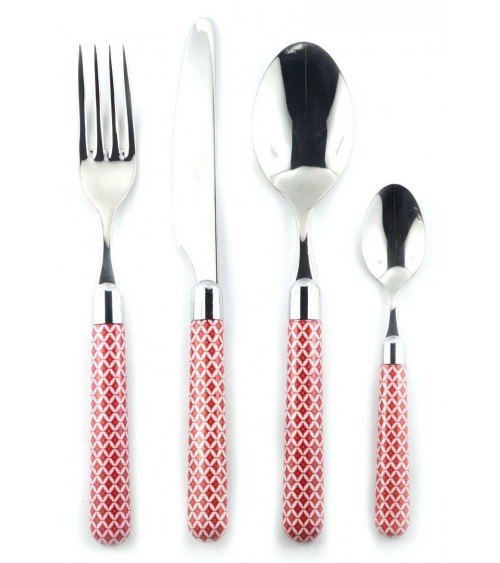 Naif Damasco - Posate Set 4pz Posto Tavola - Rivadossi Sandro - 