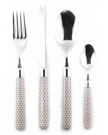 Naif Damasco - Posate Set 4pz Posto Tavola - Rivadossi Sandro - 