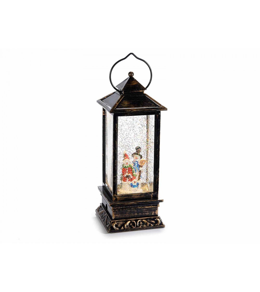 Decorative Lantern with Glitter Led Lights in Movement with Battery in Gift Box -  - 