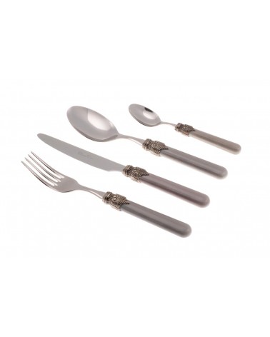 Set 4-tlg. Vintage Table Place - Rivadossi Sandro Farbiges Besteck - 