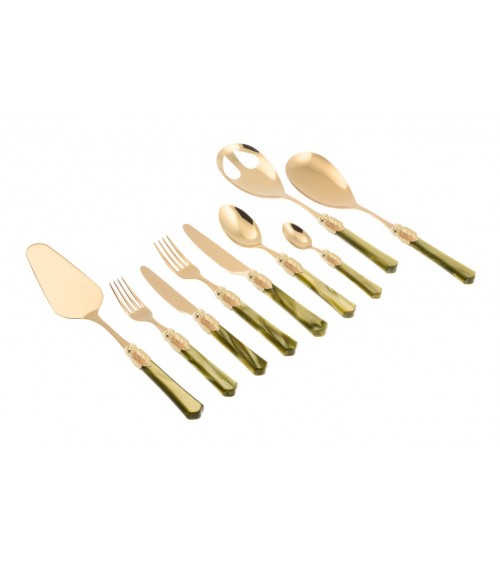 Golden Cutlery Set - Vittoria Oro 75 pieces - Rivadossi Sandro -  - 