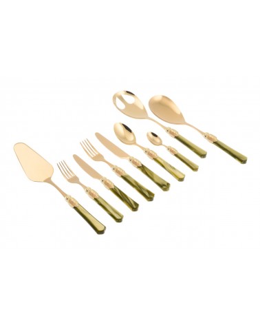 金色餐具套装 - Vittoria Oro 75 件 - Rivadossi Sandro -