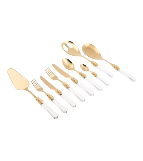 金色餐具套装 - Vittoria Oro 75 件 - Rivadossi Sandro -