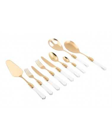 金色餐具套装 - Vittoria Oro 75 件 - Rivadossi Sandro -